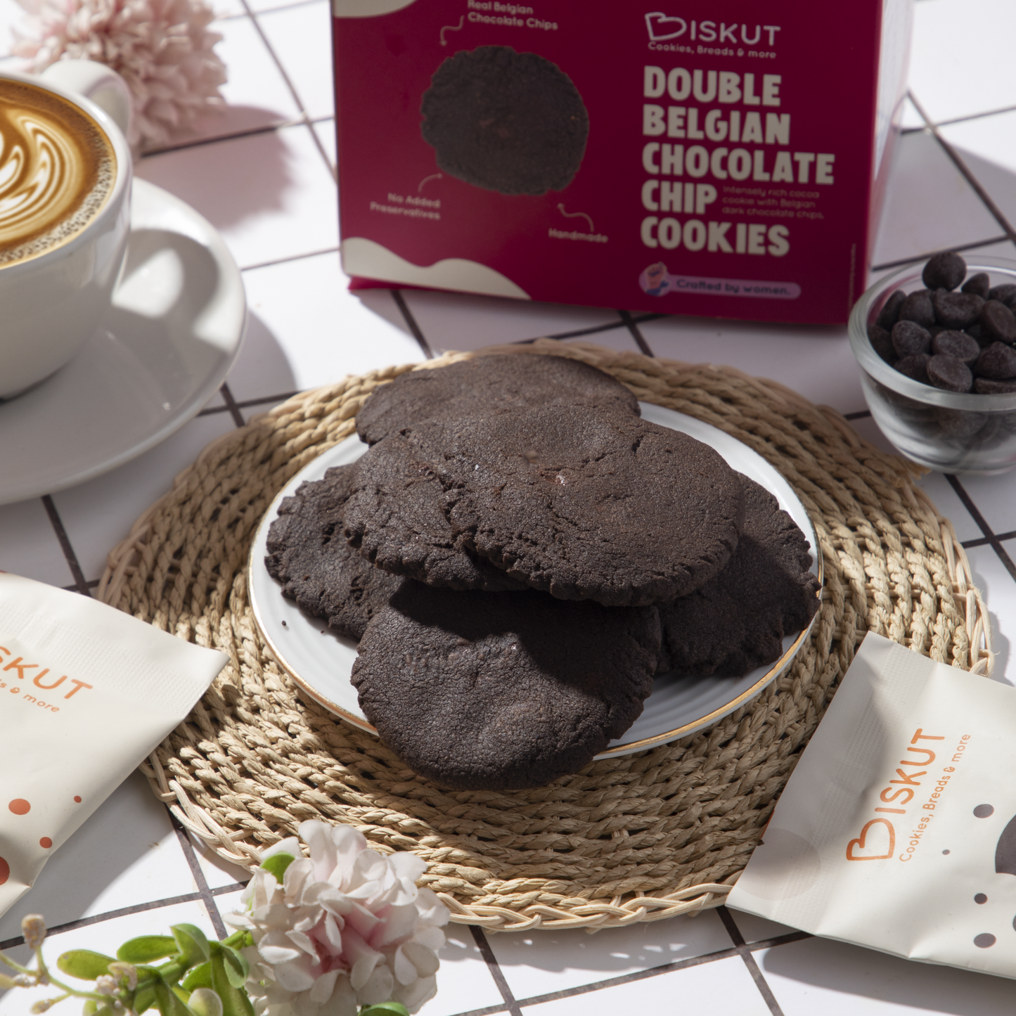 Double Belgian Chocolate Chip Cookie