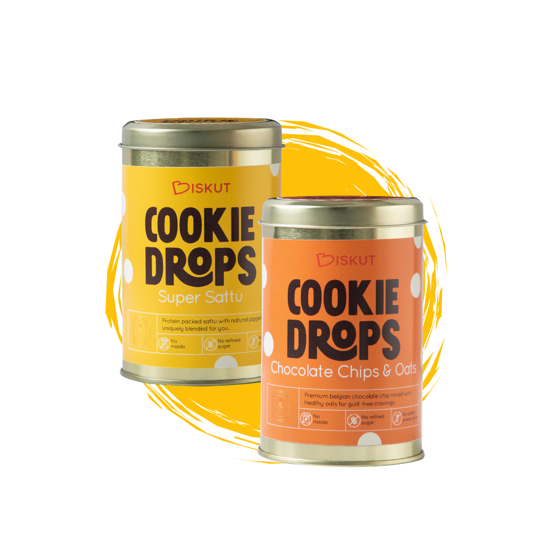Twin pack of our healthy cookies without maida and refined sugar!