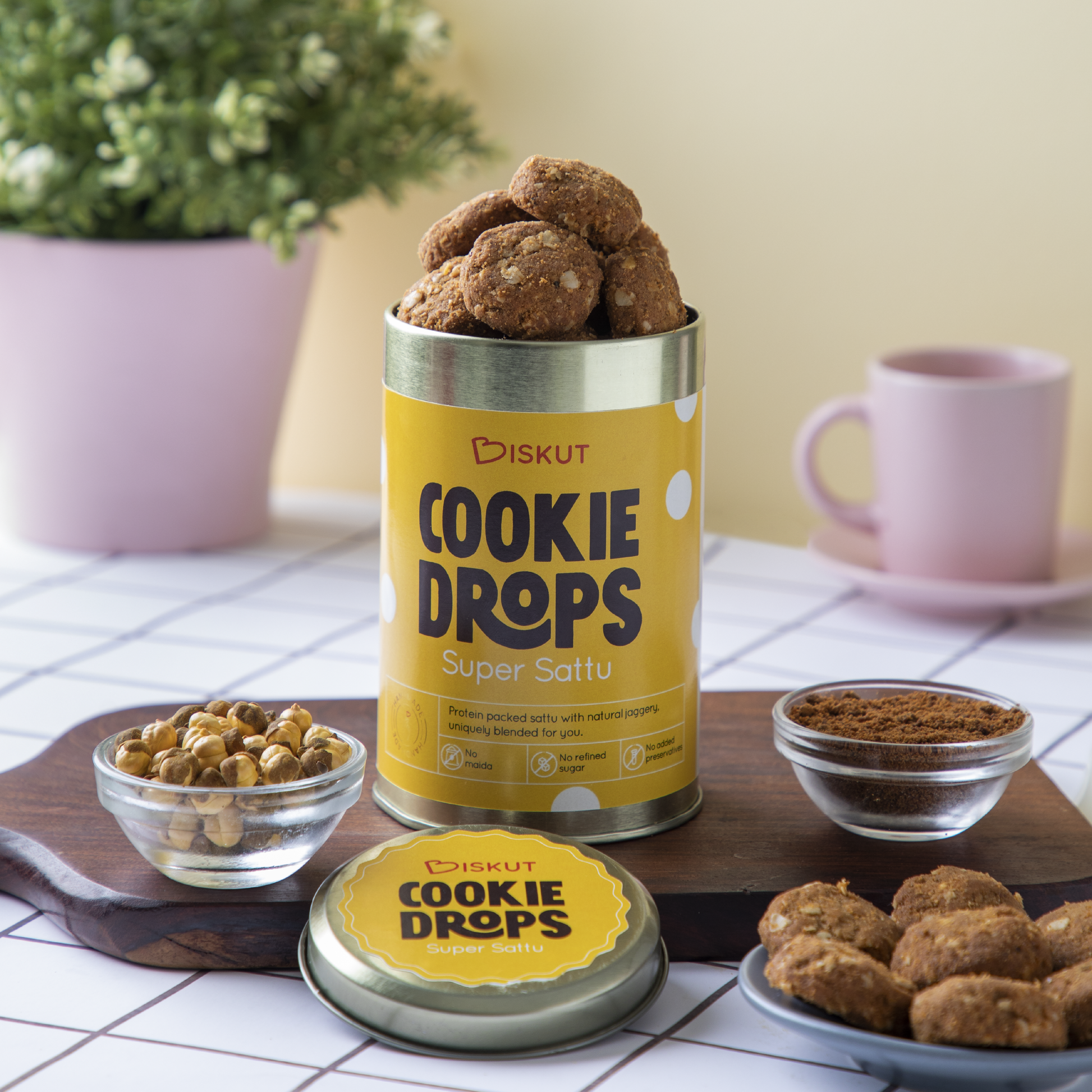 Twin pack of our healthy cookies without maida and refined sugar!